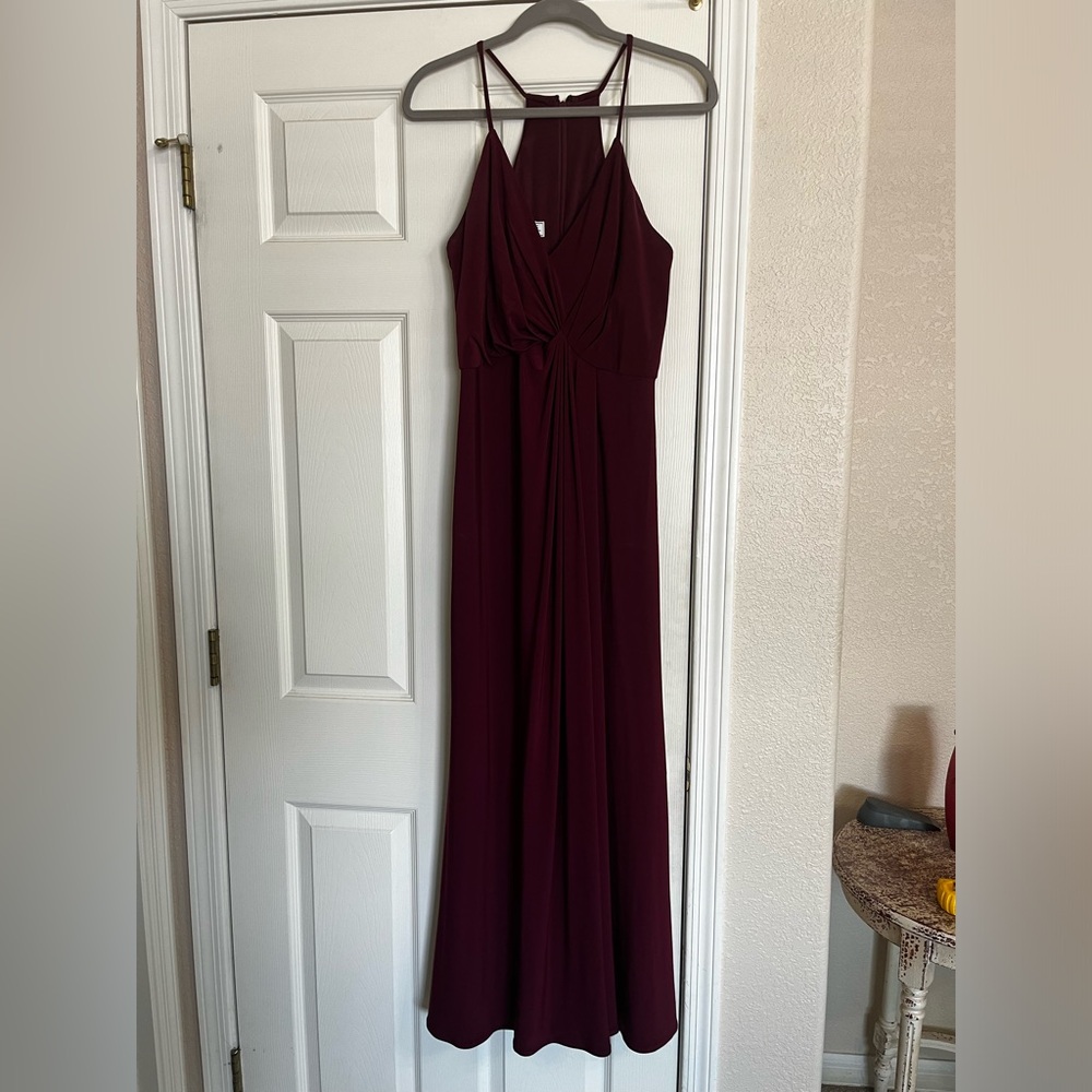 DB Studio Formal Burgundy Gown